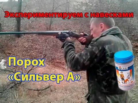 Видео: Экспериментируем с навеской дроби и пороха "Сильвер А" . 2020