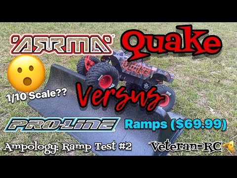 Видео: Новый Arrma Quake против новых рамп Proline!