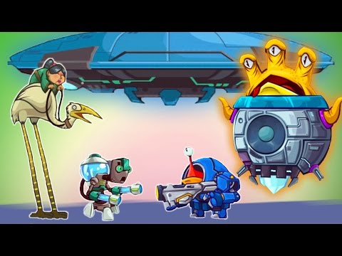 Видео: ИНОПЛАНЕТНЫЙ БОСС Tower Conquest Игра про бои и сражения на АРЕНЕ Видео для детей от Cool GAMES