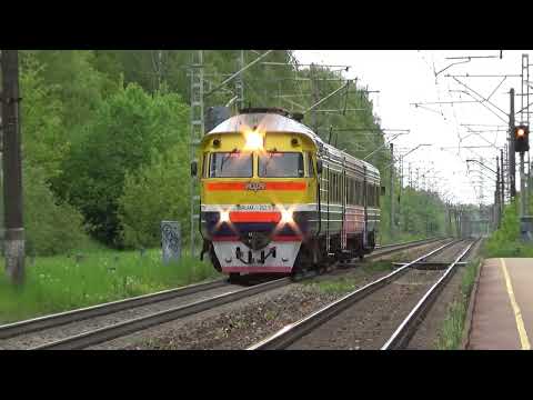Видео: Необычный раскрас ДР1А | 2М62УМ с путимером | Железнодорожный микс №133 | Railway mix №133
