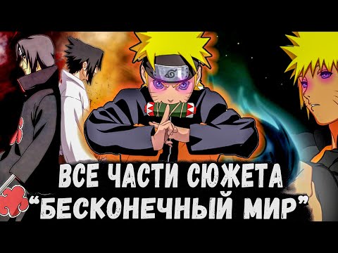 Видео: "Бесконечный Мир" Все ЧАСТИ Альтернативного Сюжета НАРУТО