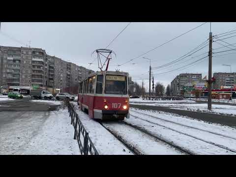Видео: СМЕ 71-605 №№107+109, маршрут 10, г. Нижний Тагил