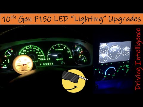 Видео: Обновления светодиодного освещения F150 10-го поколения: фары, подсветка дверей, подсветка боковы...