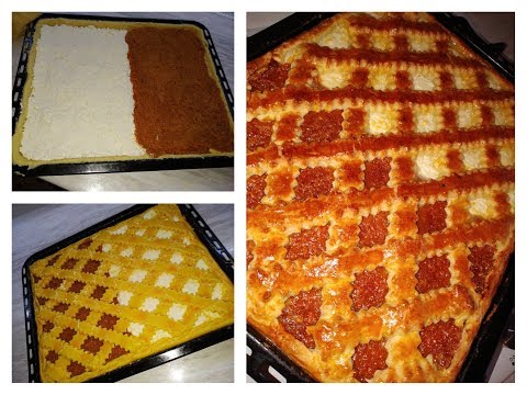 Видео: ПИРОГ МИКС//ПИРОГ С КУРАГИ И ТВОРОГА😋