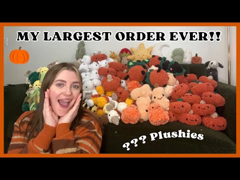 Видео: Мой САМЫЙ БОЛЬШОЙ заказ в моей жизни!!! | Сколько я связала крючком??🧶