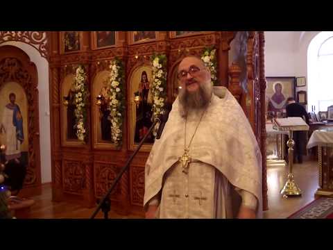 Видео: Проповедь протоиерея Геннадия Заридзе. Храм Покрова Пресвятой Богородицы (с.Отрадное 12.01.2020)