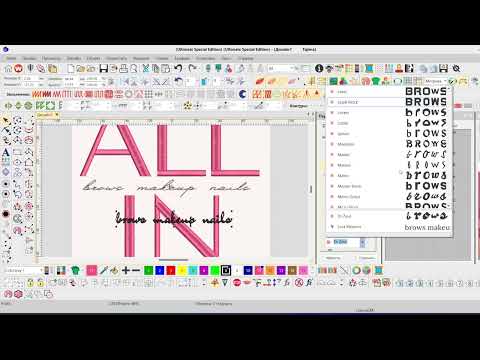 Видео: Отрисовка букв в Wilcom e4.2  / Letter Digitizing in Wilcom e4.2