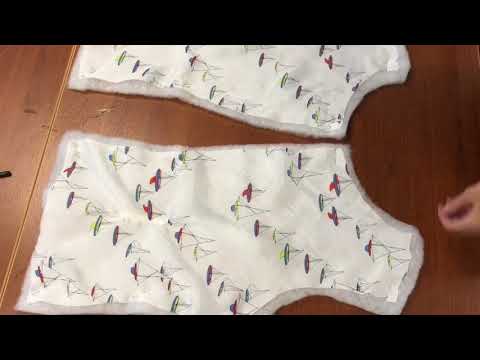 Видео: Куртка 0203. V07. Подкладка+Утеплитель