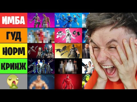 Видео: МОЙ РЕЙТИНГ КОЛЛАБ ФОРТНАЙТ