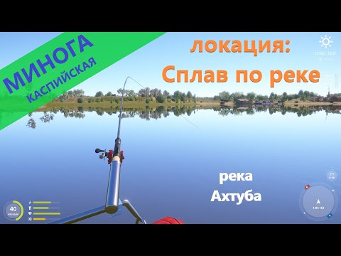 Видео: Русская рыбалка 4 - река Ахтуба - Минога сплавом