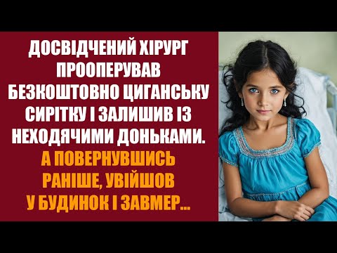 Видео: Досвідчений хірург прооперував безкоштовно циганську сироту і залишив із доньками. А повернувшись