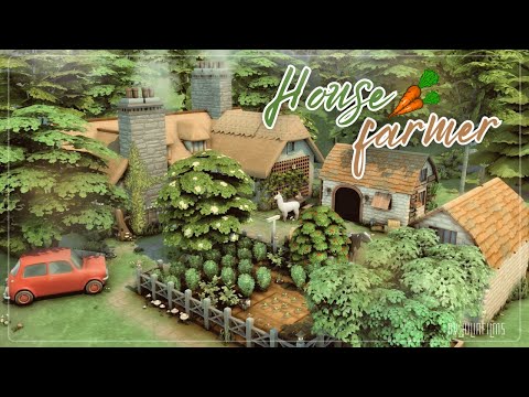 Видео: Дом фермера🥕👨‍🌾│Строительство│House farmer│SpeedBuild│NO CC [The Sims 4]