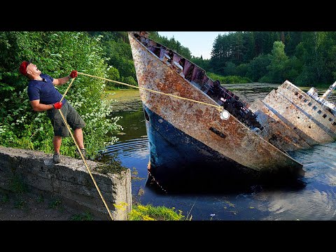 Видео: Эту гигантскую и жуткую находку мы нашли на магнитной рыбалке, где затонул корабль!