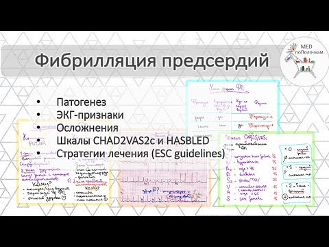 Видео: Фибрилляция предсердий: Причины, Диагностика, Лечение (рекомендации ESC 2016)