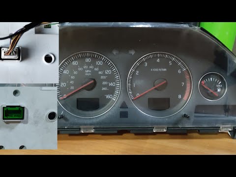 Видео: Volvo Xc90 замена щитка приборов ( с зелёной фишки на белую) г.Тюмень