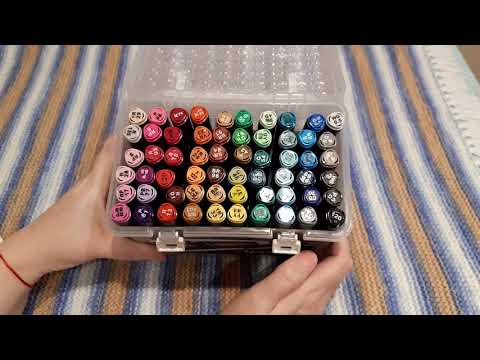 Видео: Хобби влог/Новые маркеры,раскраска/Выкидываю канцелярию