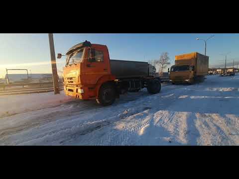 Видео: Перегоняем камаз 43253 в г. Арзамас через Нижний Новгород. Проблемы с гуром.