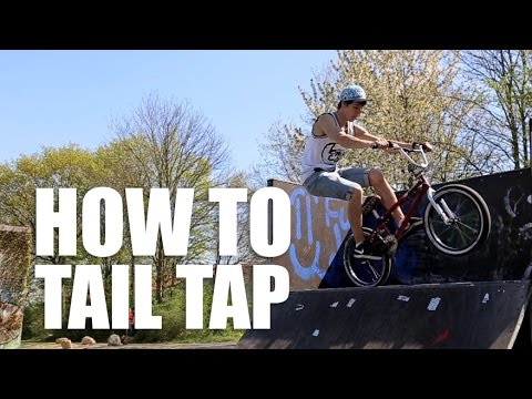 Видео: How to tail tap BMX (Как сделать тейл теп на БМХ/MTB) | Школа BMX Online #21