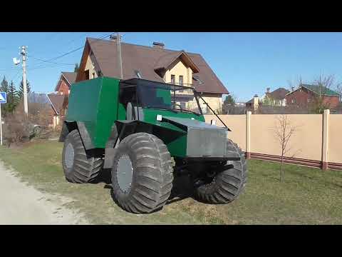 Видео: Новая модель  Полупереломка на рессорах