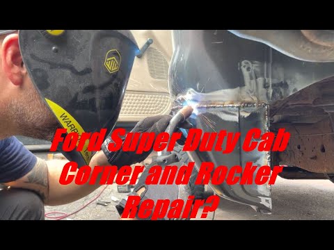 Видео: Ремонт углов и коромысел кабины Ford Super Duty!!!!