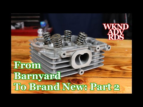 Видео: Ремонт головки блока цилиндров XR250