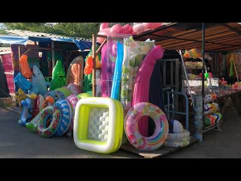 Видео: Поселок Жемчужный, Хакасия. Местная пешеходная улица!