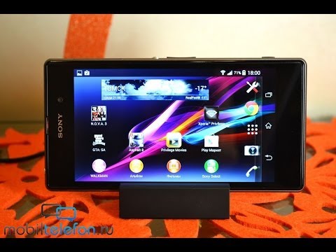 Видео: Обзор Sony Xperia Z1: номер один из стекла и металла (review)