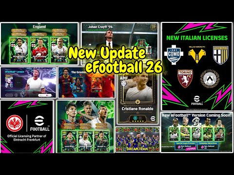Видео: Обновление eFootball 2026 5.1.0 уже здесь, новые официальные партнёры клубов, бесплатные Epic и S...