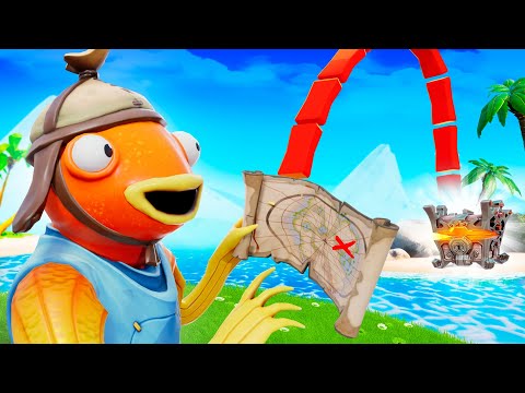 Видео: Нашли ЛЕГЕНДАРНУЮ КАРТУ СКОРОВИЩ! Uncharted в Фортнайт