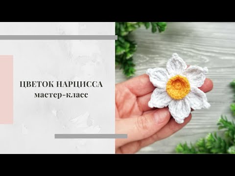 Видео: Мастер-класс по вязанию крючком: цветок нарцисса