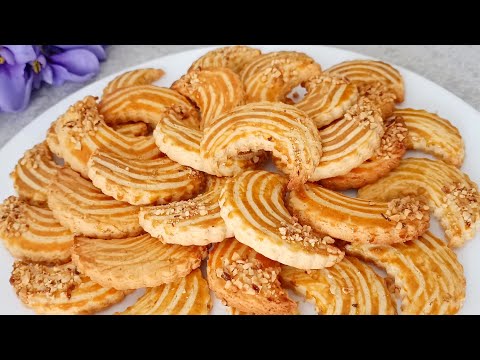 Видео: Эти печеньки тают во рту! вкусный и легкий, быстрый и легкий десерт 😋 #asmr