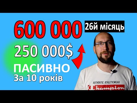 Видео: Дивідендний портфель $250 000. 26й місяць. Пасивний дохід з Акцій