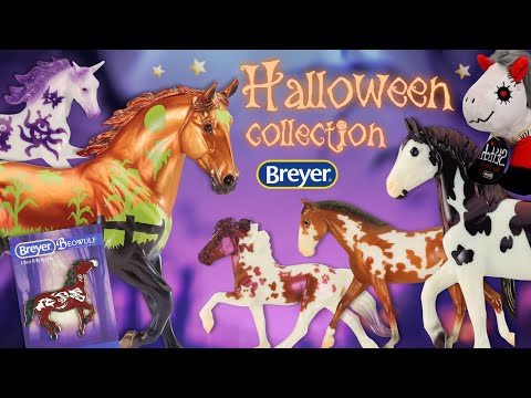 Видео: Открываю Хеллоуинские модели 2024 года от Breyer! 🎃 (и не только)