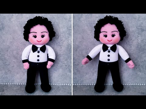 Видео: 😍Красивый мальчик/👌Игрушка из носков/❤Мастерская для жениха