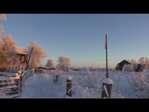 Видео: Морозная вонгудская тишина.