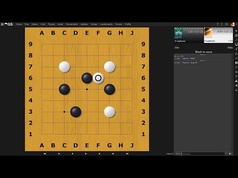 Видео: Играю в Го #10 - две игры 9x9 против 5k и 8k на OGS