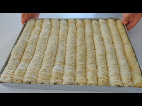 Видео: Вы когда-нибудь ели такие сладости? Самая вкусная хрустящая тукишская пахлава