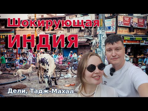 Видео: Дели, шок и треш, живем на Базаре, едем в Тадж-Махал. Обзор: цены, еда