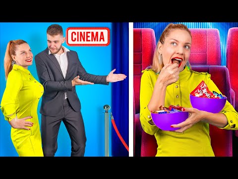 Видео: Как пронести еду в кинотеатр - Смешные трюки с едой