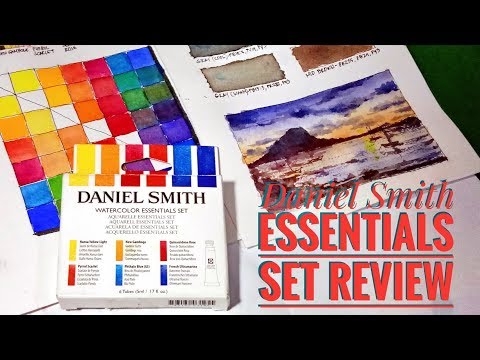 Видео: Обзор набора Daniel Smith Essentials: сочетание чёрного, серого и телесных оттенков с основными ц...