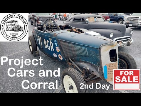 Видео: Hershey AACA Project Cars Corral, 2-й день 2025 г.