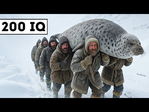 Видео: Как инуиты добывают еду при -64°C