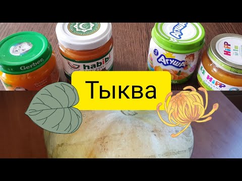 Видео: ОБЗОР И ТЕСТ: ПЮРЕ ТЫКВА - Gerber, Habibi, Агуша, Hipp и просто тыква 😊