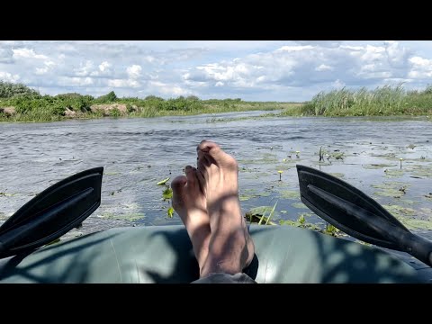 Видео: Финиш сплава: солнце и 9 часов на веслах по природному заказнику. Щара, часть 4