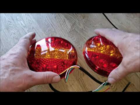 Видео: КАК ПОДКЛЮЧИТЬ СВЕТОДИОДНЫЕ ФАРЫ ДЛЯ ПРИЦЕПА С EBAY