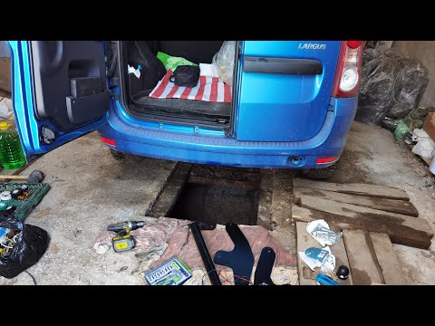 Видео: Установка фаркопа на Lada Largus FL. Монтаж, установка блока согласования, подключение электрики