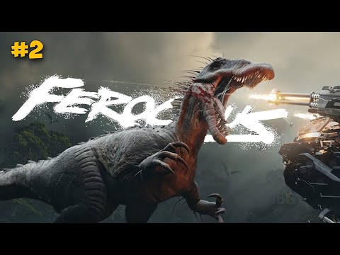 Видео: FEROCIOUS #2 - Нападение Т-рекса - Выживание в джунглях на острове с динозаврами