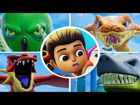 Видео: Hot Wheels Let's Race: Максимальная скорость. Все боссы