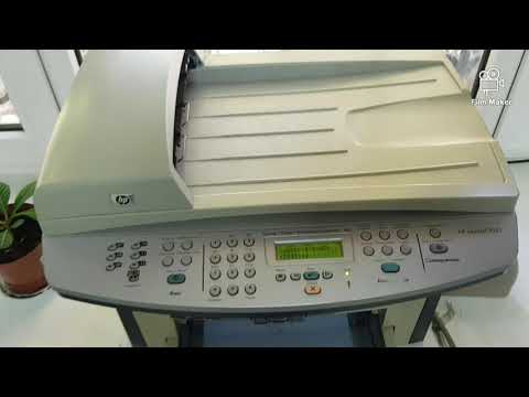 Видео: Как отправить факс с HP Laser Jet 3055