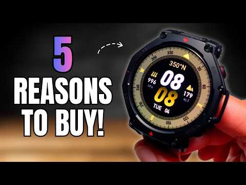 Видео: 5 причин купить Amazfit T Rex 3 Pro!
